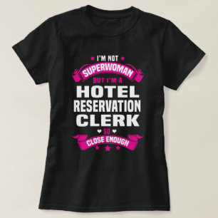 Camiseta Agente de Reserva do Hotel