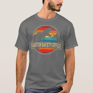 Camiseta Agente de Segurança contra Radiações Dinossauro