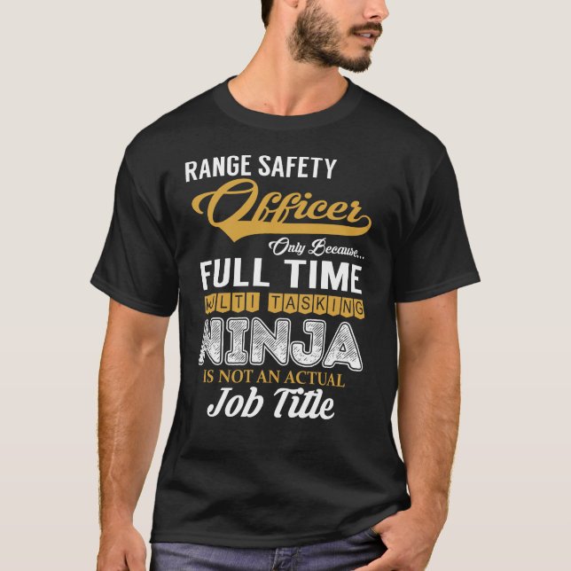 Camiseta Agente de Segurança de Intervalo Multitarefa (Frente)