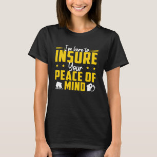 Camiseta Agente De Seguro Assegure Sua Tranquilidade De Vid