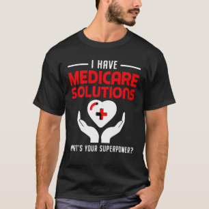 Camiseta Agente de Seguro Médico Funny Broker Medicare Solu