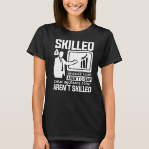 Camiseta Agente de Seguro Qualificado não é Atuário Barato
