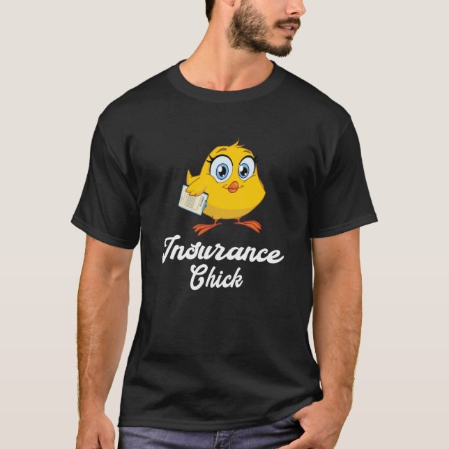 Camiseta Agente de Seguros de Pintinho (Frente)