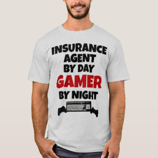 Camiseta Agente de Seguros por Day Gamer por Night