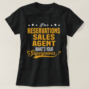 Camiseta Agente de Vendas de Reservas