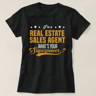 Camiseta Agente de vendas imobiliárias