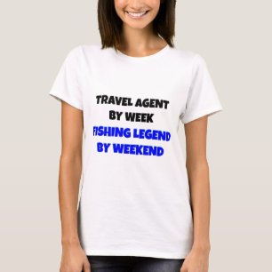 Camiseta Agente de viagem por Legenda de Pesca Semanal por