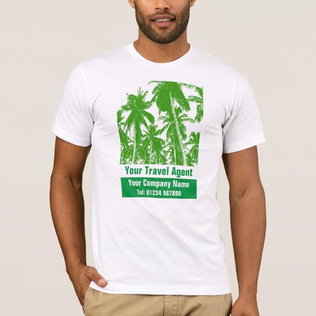 Camiseta Agente de Viagens para Personalizar (Frente)