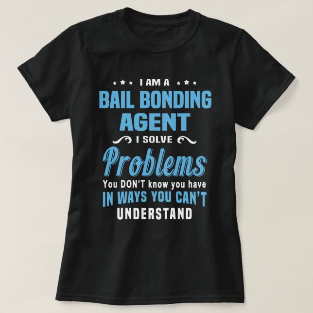 Camiseta Agente de Vinculação de Bail (Frente do Design)