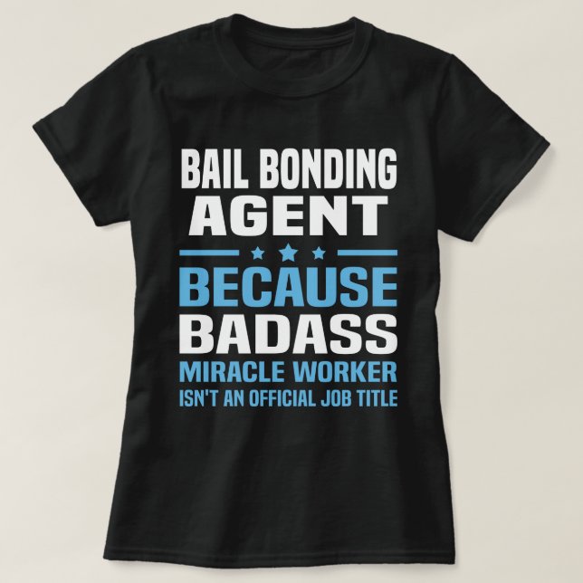 Camiseta Agente de Vinculação de Bail (Frente do Design)