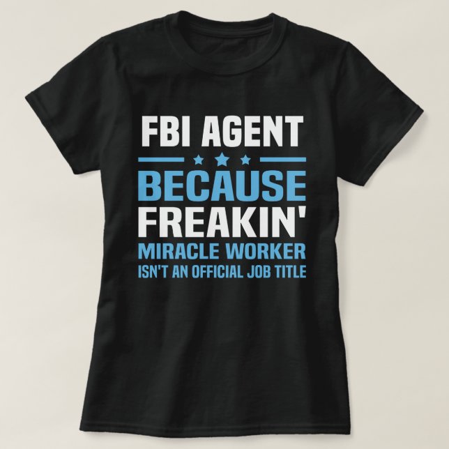 Camiseta Agente do FBI (Frente do Design)