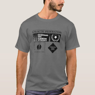 Camiseta Agente Espacial da Federação Galáctica Engraça
