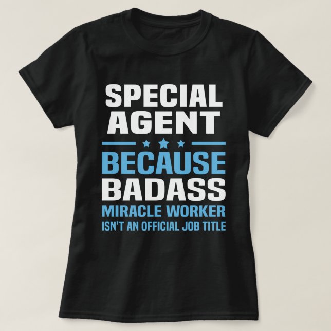 Camiseta Agente especial (Frente do Design)