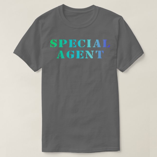 Camiseta Agente especial (Frente do Design)