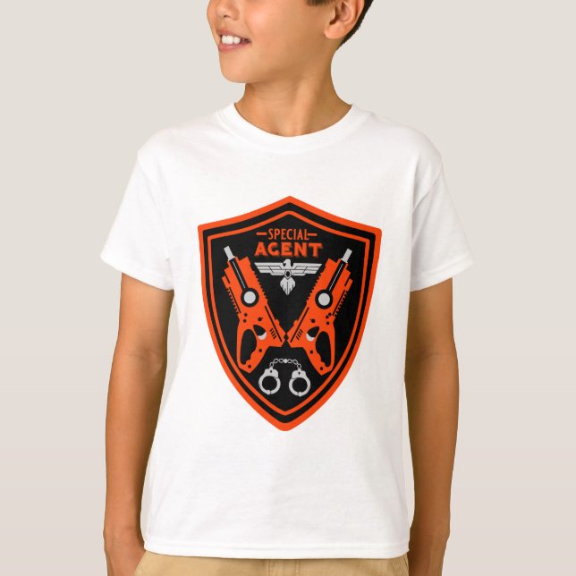 Camiseta Agente Especial Kid (Frente)