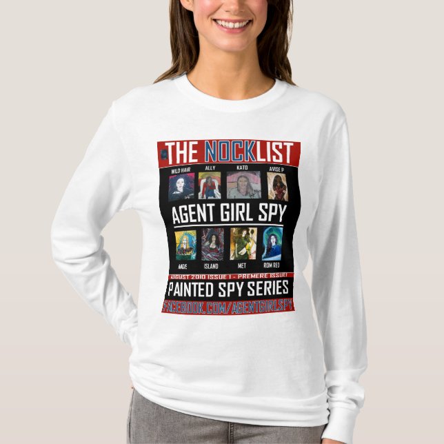 CAMISETA AGENTE ESPIONA MENINA (Frente)