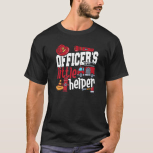 Camiseta Agente Helper Kid's Policial Bombeiro