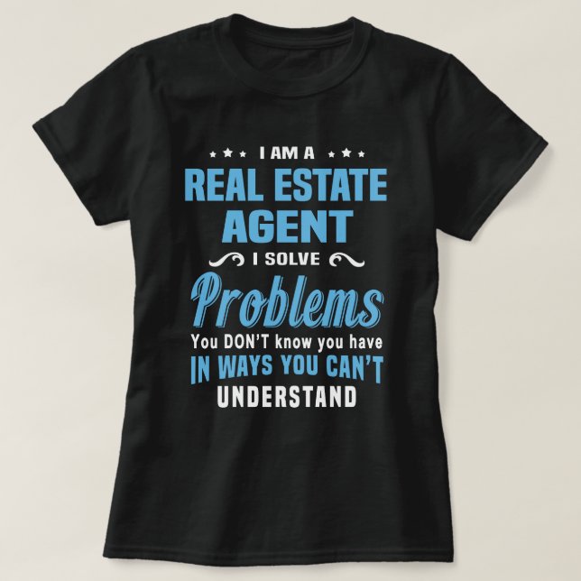 Camiseta Agente imobiliário (Frente do Design)