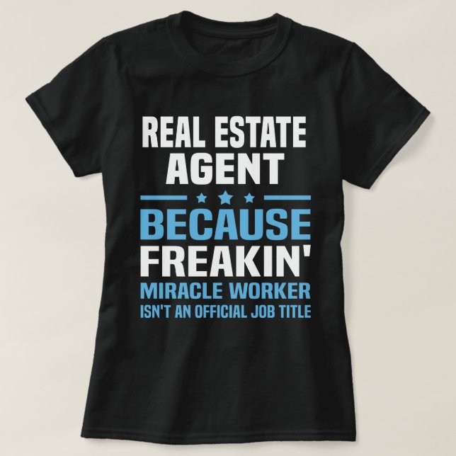 Camiseta Agente imobiliário (Frente do Design)