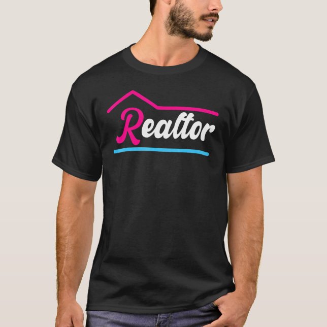 Camiseta Agente imobiliário de corretor imobiliário de imóv (Frente)