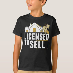 Camiseta Agente Imobiliário Funny Agente de Propriedade Hum