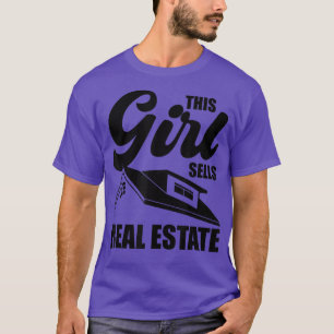 Camiseta Agente Imobiliário legal Art Women Girls Realtor R