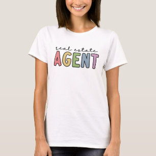 Camiseta Agente imobiliário Presentes de corretor