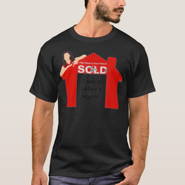 Camiseta Agente Imobiliário Sou agente vendedor (Frente)
