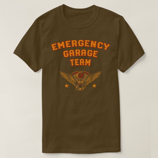 Camiseta Agente Mecânico dos Amigos Mecânicos da Equipe de  (Frente do Design)