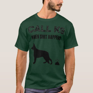 Camiseta Agente Militar de Trabalho da Polícia do K9 Manip