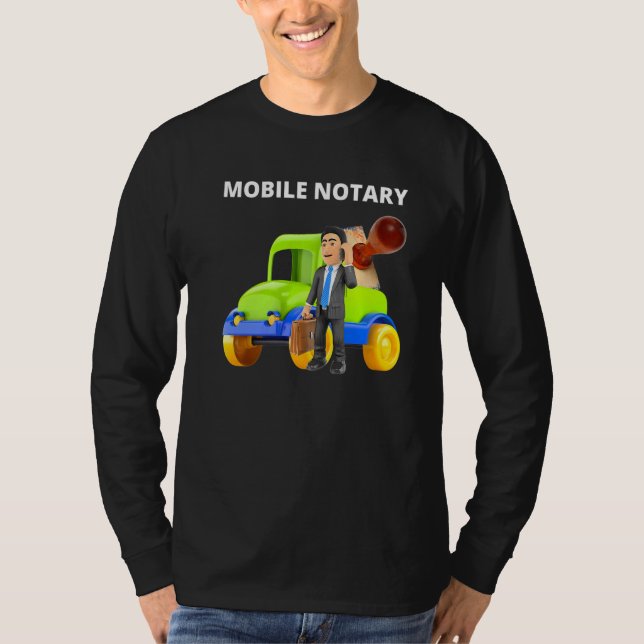 Camiseta Agente Notário Público Notário do Notário Móvel (Frente)