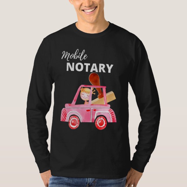 Camiseta Agente Notário Público Notário do Notário Móvel (Frente)