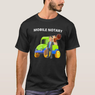 Camiseta Agente Notário Público Notário do Notário Móvel