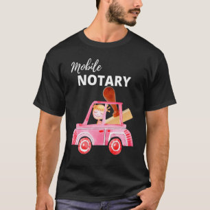 Camiseta Agente Notário Público Notário do Notário Móvel