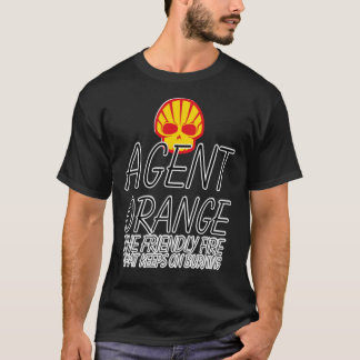 CAMISETA AGENTE ORGANIZA O FOGO AMIGÁVEL QUE CONTINUA EM BU