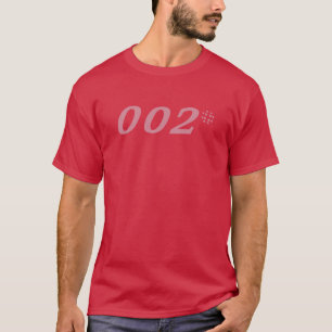 Camiseta Agente secreto 002 zero zero dois Pickleball