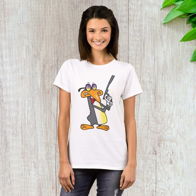 Camiseta Agente Secreto Penguin (Criador carregado)
