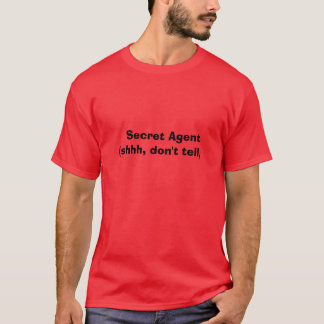 Camiseta Agente secreto (shhh, não diga)