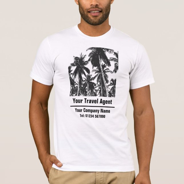 Camiseta Agente viagem ou consultor Viagem, empresa Viagem (Frente)