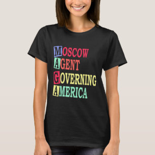 Camiseta Agentes de Moscou Governando a América Russa Anti