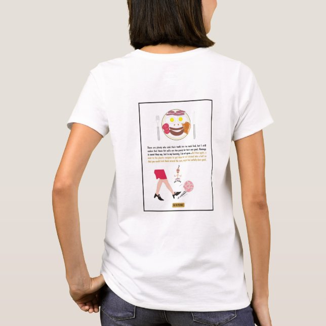 Camiseta ageswdom cômico caminho para a verdade (Verso)