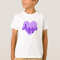 Aggie em roxo