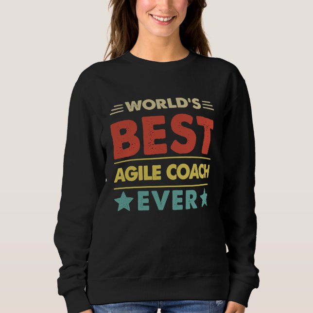 Camiseta Agile Coach Profession World's Best Agile Coach Ev (Frente)