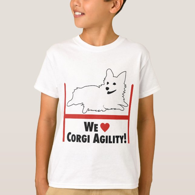Camiseta Agilidade do Corgi (Frente)