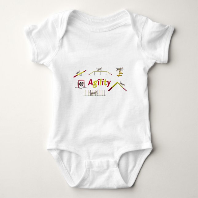 Camiseta Agility com escritura (Frente)