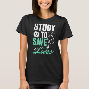 Camiseta Agir Como O Médico Que Você Quer Tornar-Se Cuidado