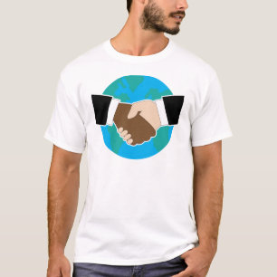 Camiseta Agitação da mão do mundo