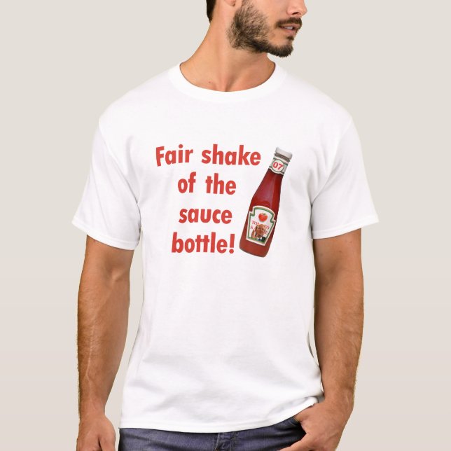Camiseta Agitação justa de Kevin Rudd da garrafa do molho! (Frente)