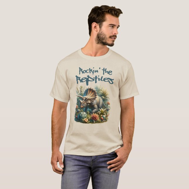 Camiseta Agitando os Répteis (Frente Completa)