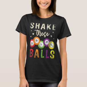 Camiseta Agite A Loteria De Chamador De Bingo Sha